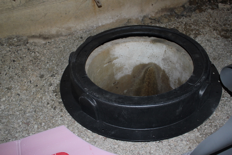 before-sump-pit
